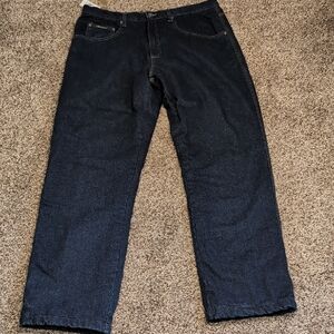 NEW BC Clothing Company Fleece Lined Men's Jeans Size 38x34 Blue NEW